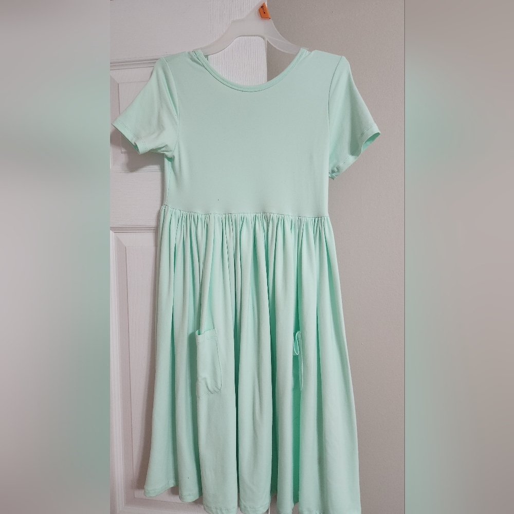 Mint Green Kids Dress